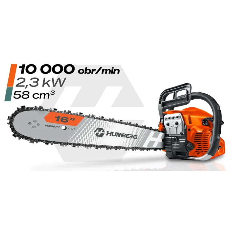 Benzinska Motorna Pila Za Drvo 16" Humberg Hm 661 + Ulje 3