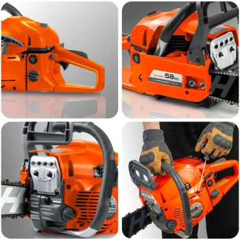 Benzinska Motorna Pila Za Drvo 16" Humberg Hm 661 + Ulje 6
