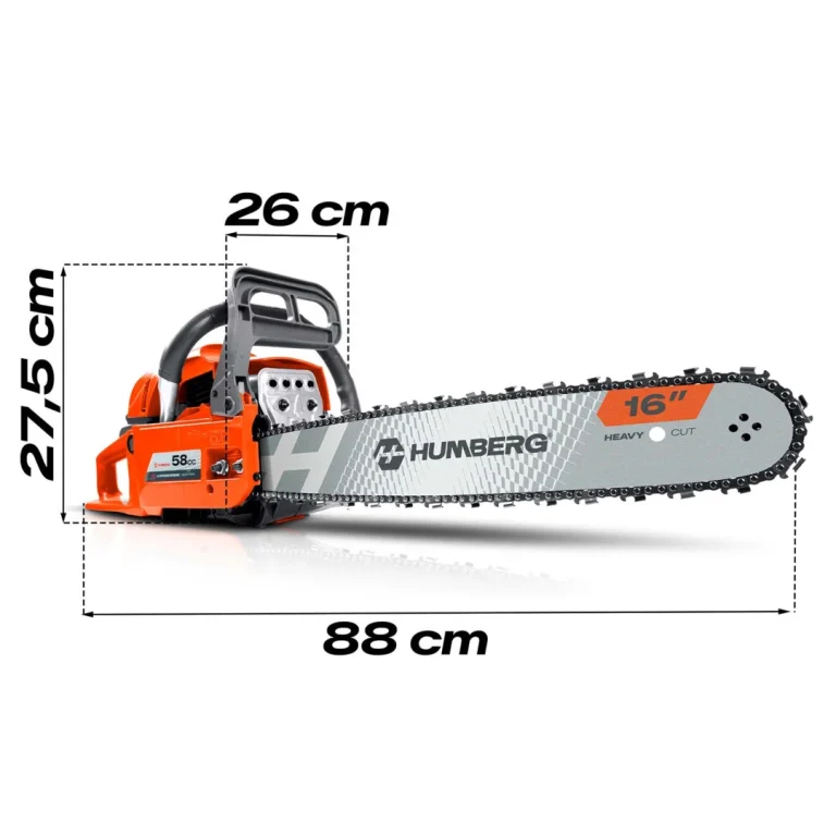 Benzinska Motorna Pila Za Drvo 16" Humberg Hm 661 + Ulje 8