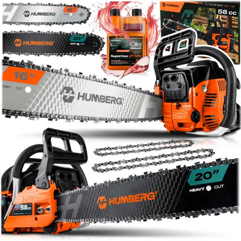 Benzinska Motorna Pila Za Drvo 16" Humberg Hm 662 + Ulje 1