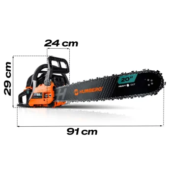 Benzinska Motorna Pila Za Drvo 16" Humberg Hm 662 + Ulje 15