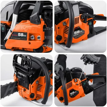 Benzinska Motorna Pila Za Drvo 16" Humberg Hm 662 + Ulje 9