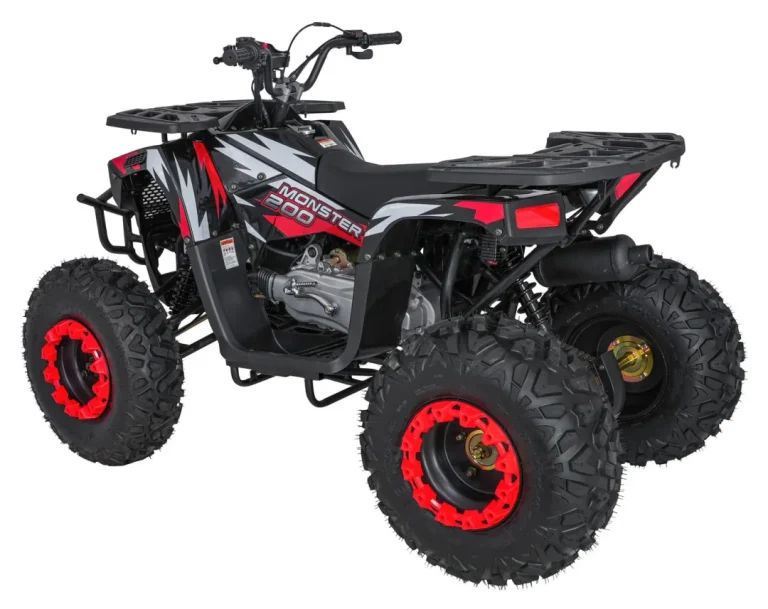 Benzinski Quad Monster 200 Cc, Crveni 9