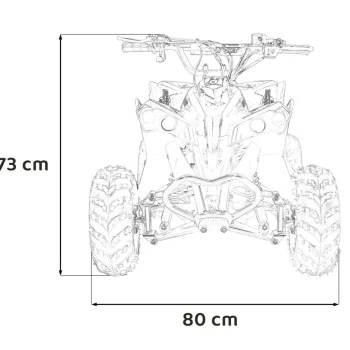 Benzinski Quad Renegade 110 Cc Plavi 2