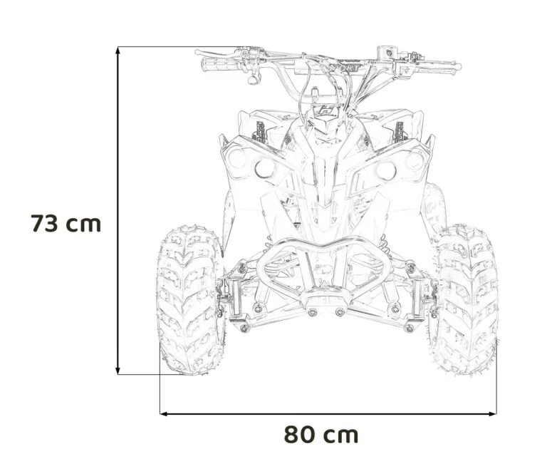 Benzinski Quad Renegade 110 Cc Plavi 2