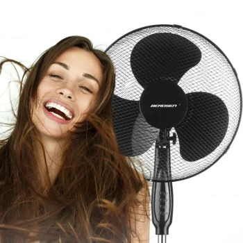 Berdsen 355010 Podni Ventilator, Crni 10