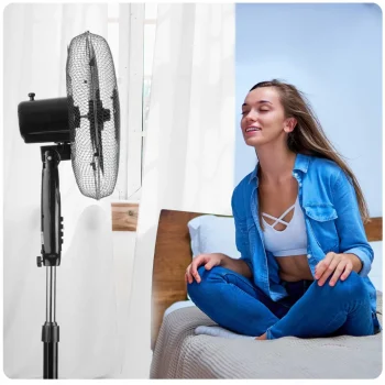 Berdsen 355010 Podni Ventilator, Crni 9