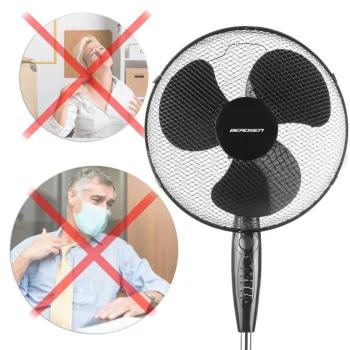 Berdsen 355110 Podni Ventilator, Crni 10