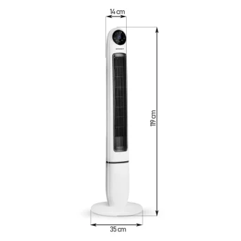 Berdsen 355200 Bijeli Stupni Ventilator 8