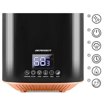 Berdsen Bd 502 Ovlaživač Zraka Crni 10