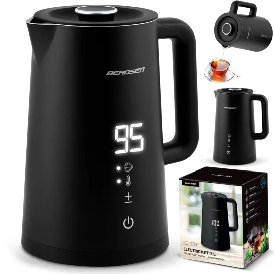 Berdsen Bd 709 Električno Kuhalo Za Vodu 1,7 L Crno 1