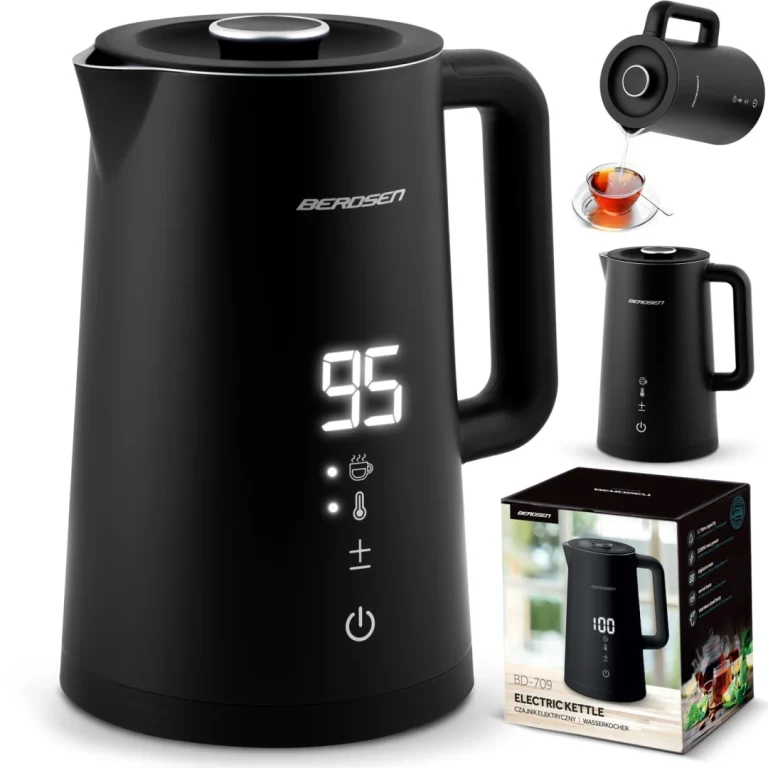 Berdsen Bd 709 Električno Kuhalo Za Vodu 1,7 L Crno 1