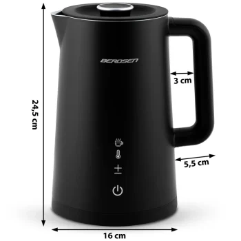 Berdsen Bd 709 Električno Kuhalo Za Vodu 1,7 L Crno 5