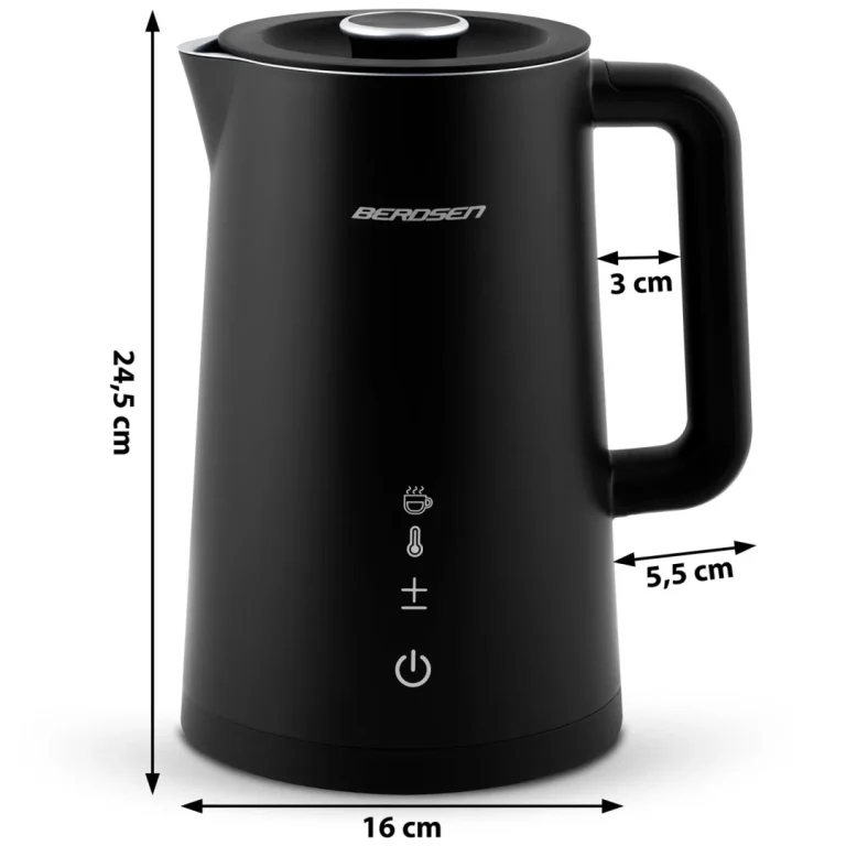 Berdsen Bd 709 Električno Kuhalo Za Vodu 1,7 L Crno 5