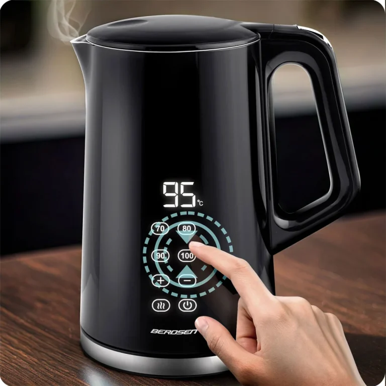 Berdsen Bd 71 Električno Kuhalo Za Vodu 1,7 L Crno Srebrno 14
