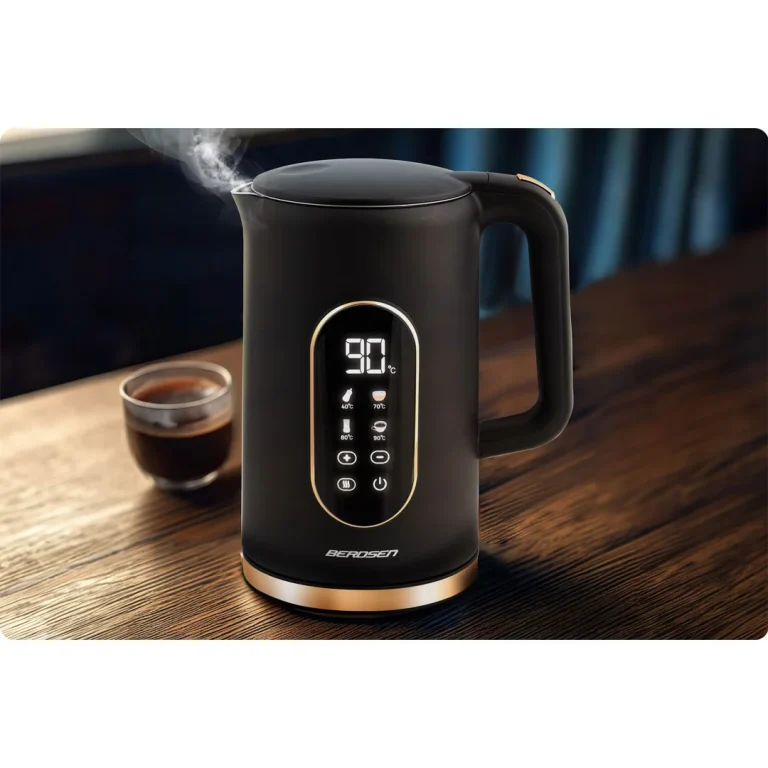 Berdsen Bd 712 Električni Kuhalo Za Vodu 1,7 L Crno Zlatno 2