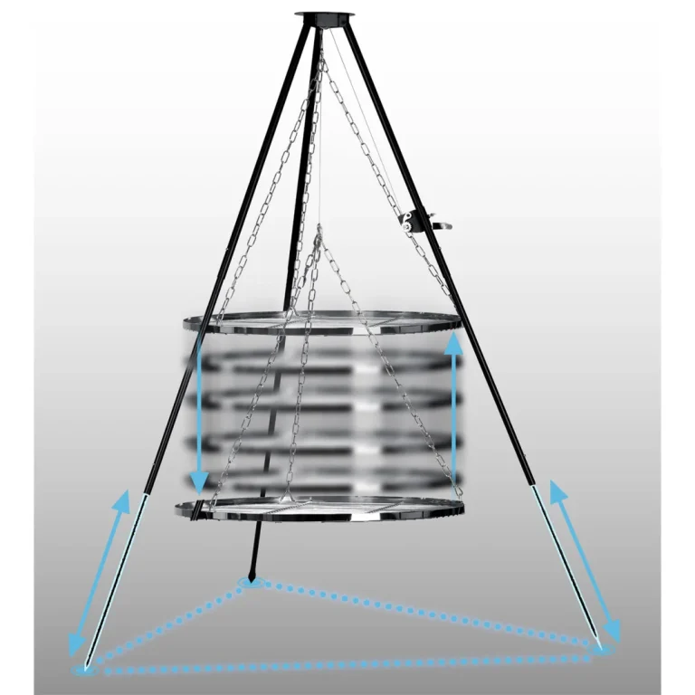 Berdsen Bd 884 Rešetka Za Kamin S Tripodom 80 Cm 4