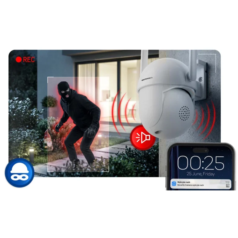 Berdsen Bd 943 5mp Vanjska Ip Rotirajuća Wifi Kamera 8