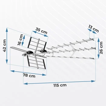 Berdsen Bd 952 Usmjerena Vanjska Tv Antena Ultra Hd 4k 3