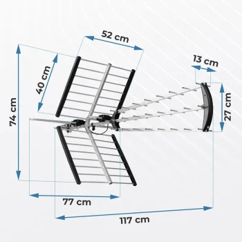 Berdsen Bd 953 Usmjerena Vanjska Tv Antena Ultra Hd 4k 3