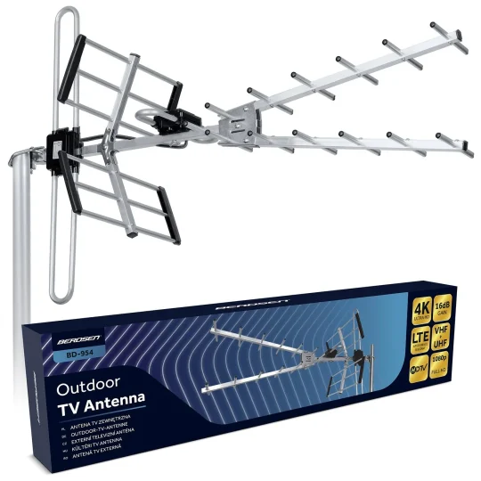 Berdsen Bd 954 Usmjerena Vanjska Tv Antena Ultra Hd 4k 1