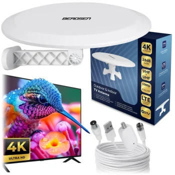 Berdsen Bd 955 Unutarnja/vanjska Tv Antena Ultra Hd 4k Bijela 13