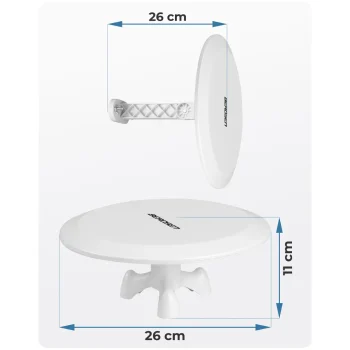 Berdsen Bd 955 Unutarnja/vanjska Tv Antena Ultra Hd 4k Bijela 5