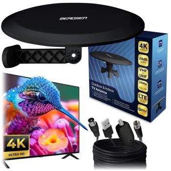 Berdsen Bd 955 Unutarnja/vanjska Tv Antena Ultra Hd 4k Crna 11