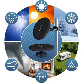Berdsen Bd 955 Unutarnja/vanjska Tv Antena Ultra Hd 4k Crna 14