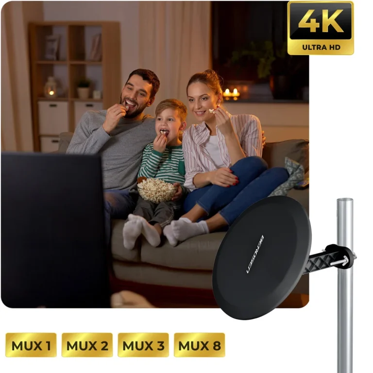 Berdsen Bd 955 Unutarnja/vanjska Tv Antena Ultra Hd 4k Crna 8
