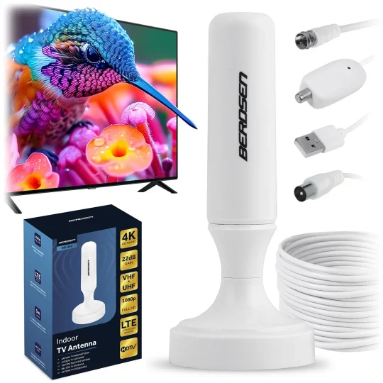 Berdsen Bd 956 360° Unutarnja Tv Antena Ultra Hd 4k Bijela 1
