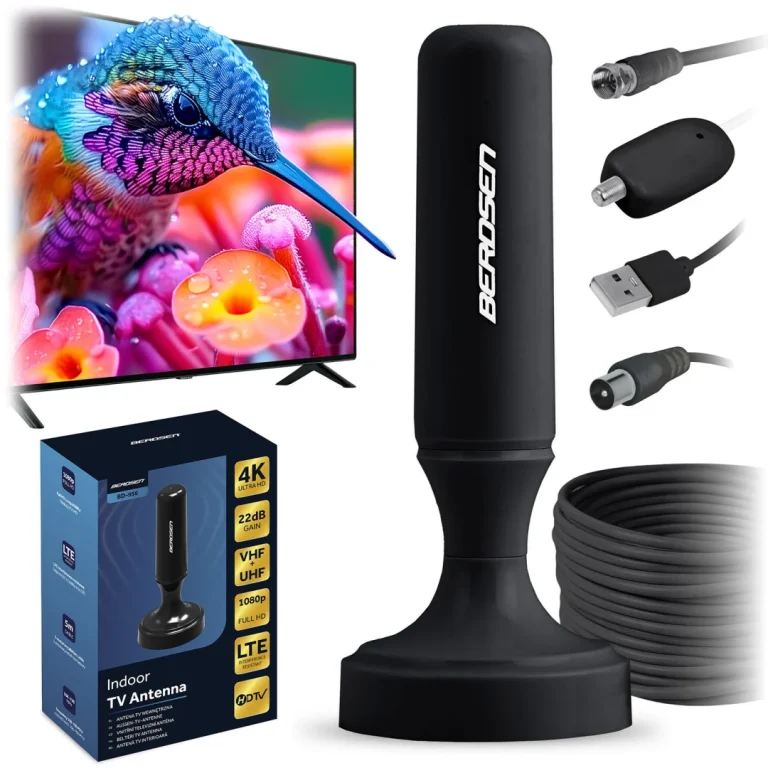 Berdsen Bd 956 360° Unutarnja Tv Antena Ultra Hd 4k Crna 1