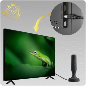Berdsen Bd 956 360° Unutarnja Tv Antena Ultra Hd 4k Crna 10