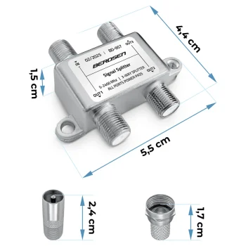 Berdsen Bd 957 Pasivni Antenski Razdjelnik 3 Izlaza 5–2400 Mhz 3