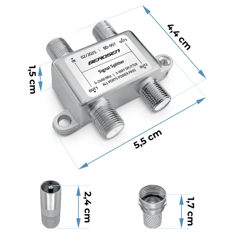 Berdsen Bd 957 Pasivni Antenski Razdjelnik 3 Izlaza 5–2400 Mhz 3