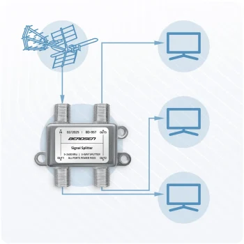 Berdsen Bd 957 Pasivni Antenski Razdjelnik 3 Izlaza 5–2400 Mhz 5