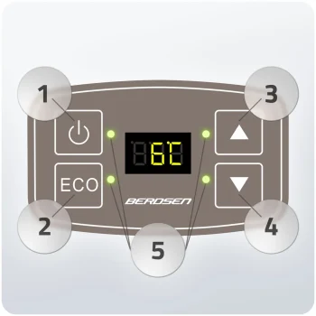 Berdsen Icemax 29 Litara Hladnjak Eco Načina Rada Tamno Sivi 12