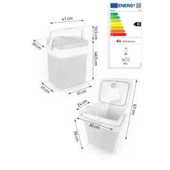 Berdsen Icemax Putni Hladnjak 29 Litara S Eco Načinom Rada Plavi 14