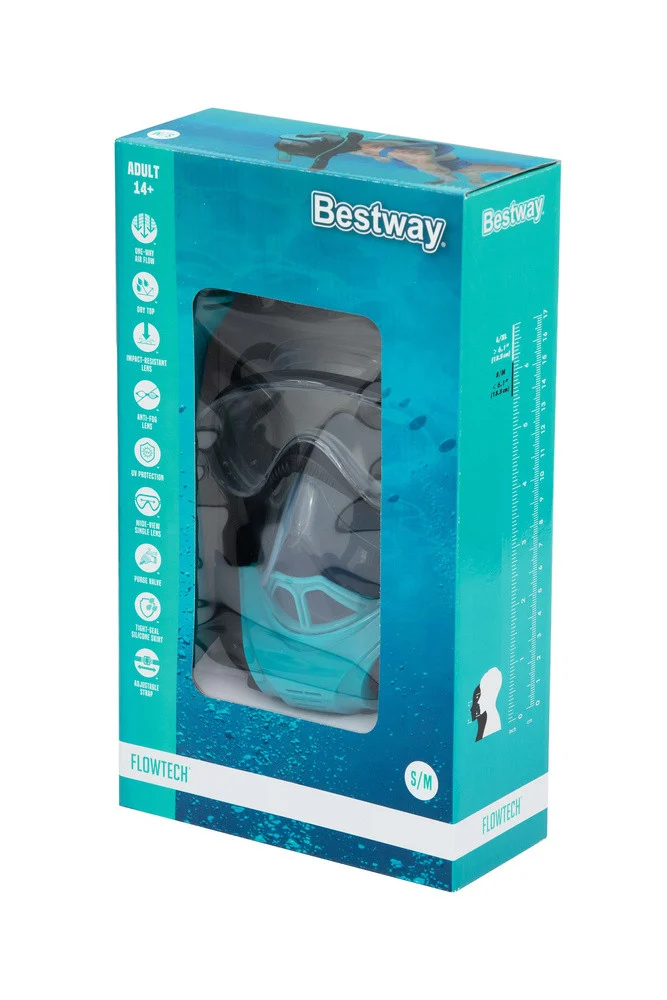 Bestway 24060 Maska Za Ronjenje S Cijelim Licem, Veličina S/m 8