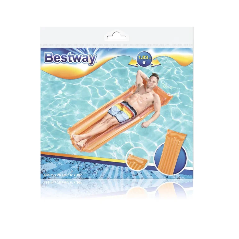 Bestway 44013 Zračni Madrac Za Plivanje, Narančasti 5