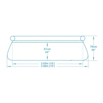 Bestway 57443 Vrtni Bazen 366 X 76 Cm 4 U 1 5
