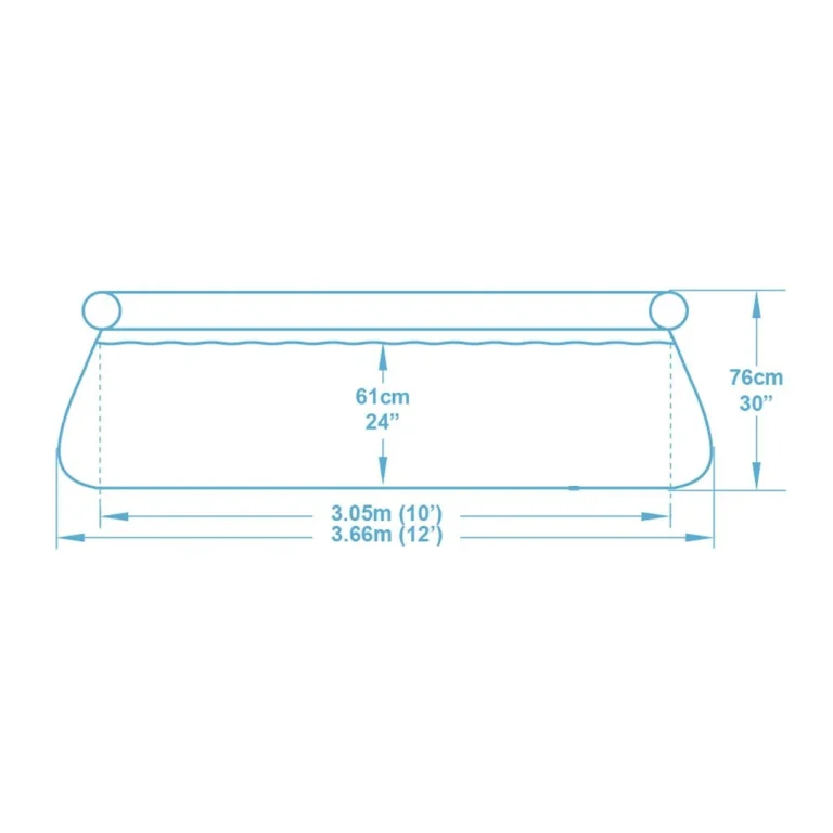 Bestway 57443 Vrtni Bazen 366 X 76 Cm 4 U 1 5