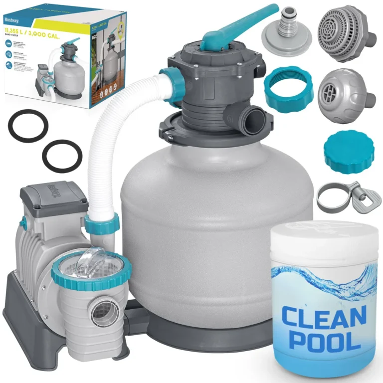 Bestway 58486 Pumpa Za Pijesak Za Bazen 11355 L/h + Višenamjenske Tablete 1