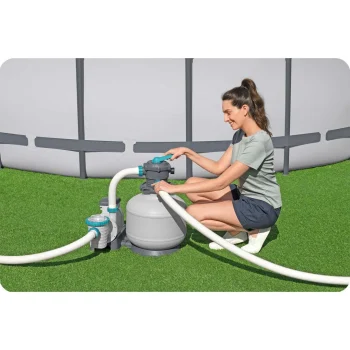 Bestway 58486 Pumpa Za Pijesak Za Bazen 11355 L/h + Višenamjenske Tablete 13