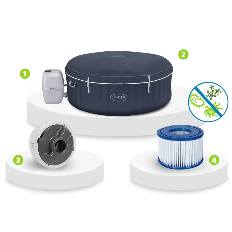 Bestway 6001c Lay Z Miami Napuhljivi Spa, Plavi 12
