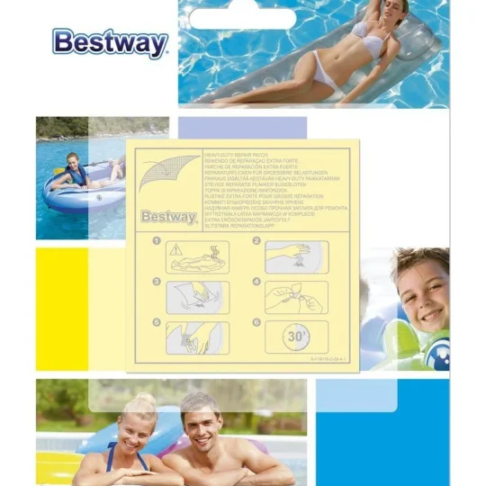 Bestway 62068 Vodootporne Zakrpe Za Popravak Napuhanih Predmeta 1