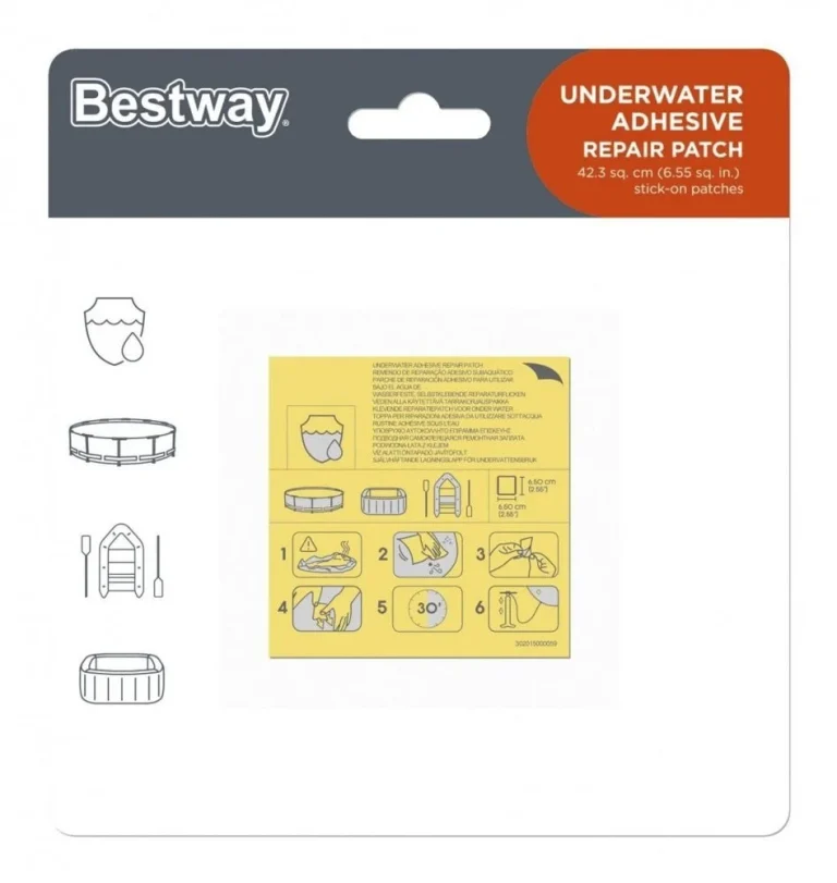 Bestway 62091 Vodootporne Zakrpe Za Napuhane Predmete 1