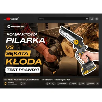 Bežična Motorna Pila Humberg Hm 421, Motor Bez četkica, 8 I 6 Inča 17