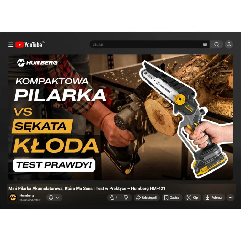 Bežična Motorna Pila Humberg Hm 421, Motor Bez četkica, 8 I 6 Inča 17