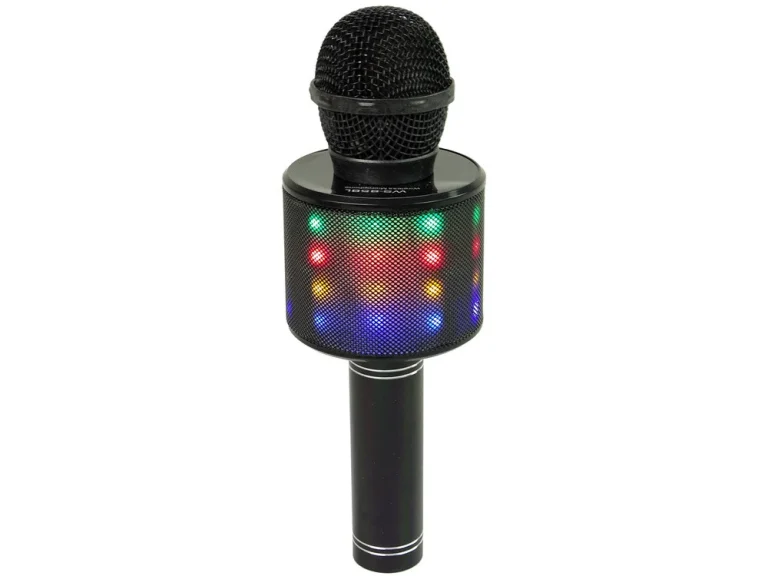 Bežični Mikrofon Usb Zvučnik Za Snimanje Karaoke Model Ws 858 Crni 4